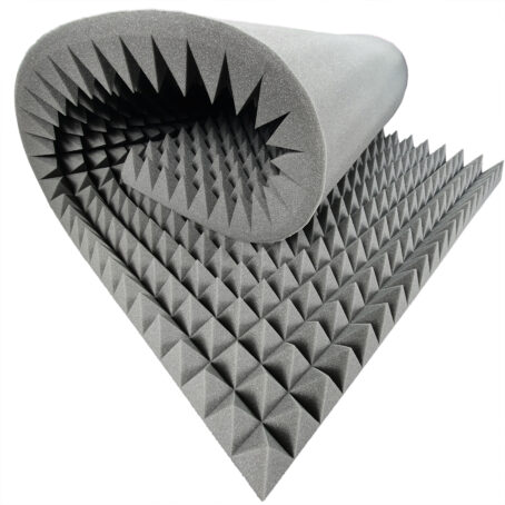 Pianka akustyczna PIRAMIDKA 100x200 cm 8 cm – Mata wygłuszająca