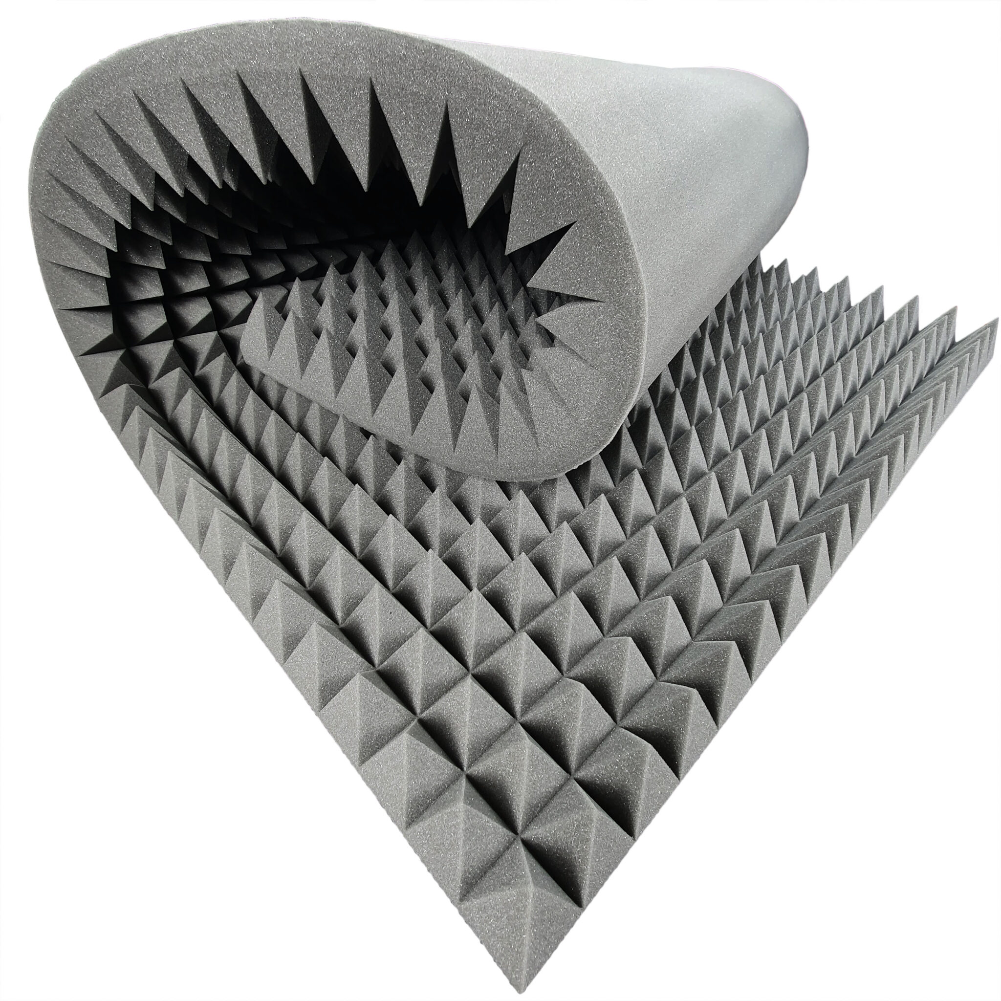 Pianka akustyczna PIRAMIDKA 100×200 cm 8 cm