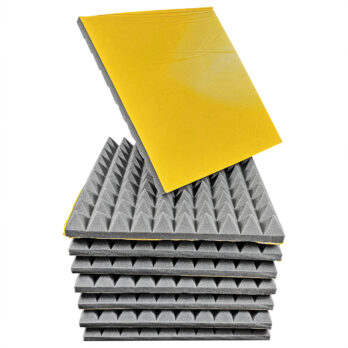 Panel akustyczny samoprzylepny PIRAMIDKA 50×50 cm 4 cm