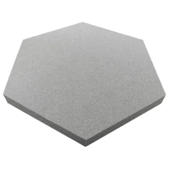 Panel akustyczny mata wygłuszająca płaska SZEŚCIOKĄT  45×50 cm 4 cm