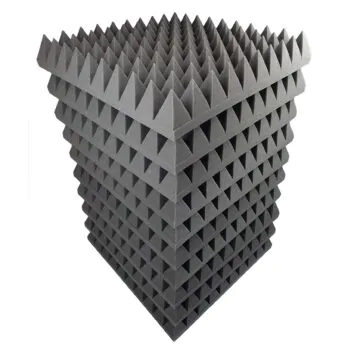Pianka akustyczna PANEL PIRAMIDKA 50×50 cm 8 cm SAMOPRZYLEPNA