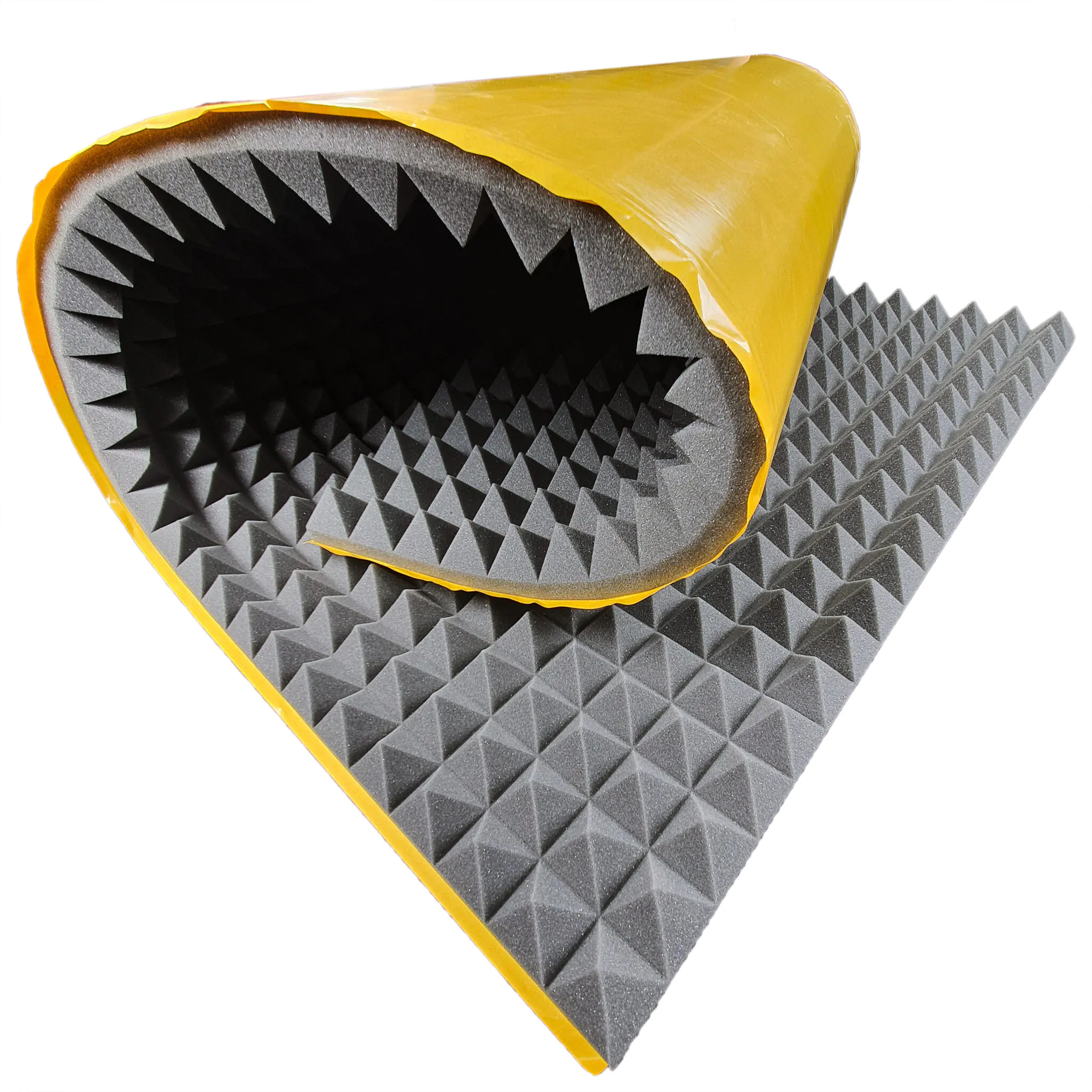 Pianka akustyczna PIRAMIDKA samoprzylepna 100x200 cm 6 cm