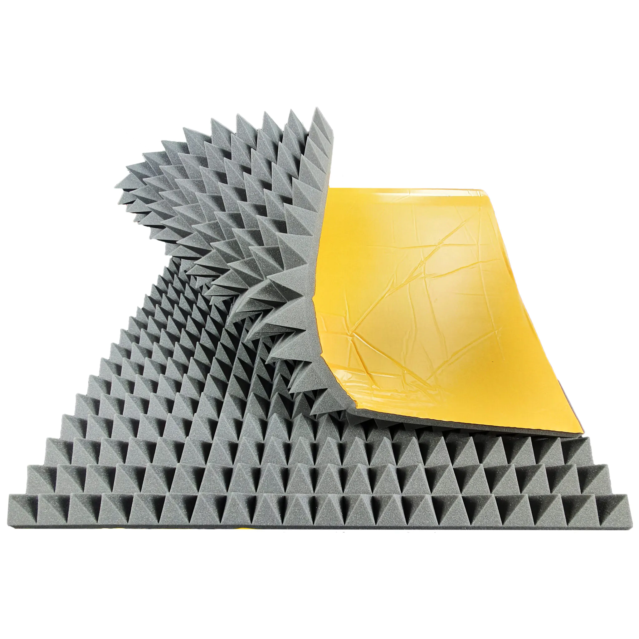 Mata wygłuszająca piramidka 8 cm samoprzylepna