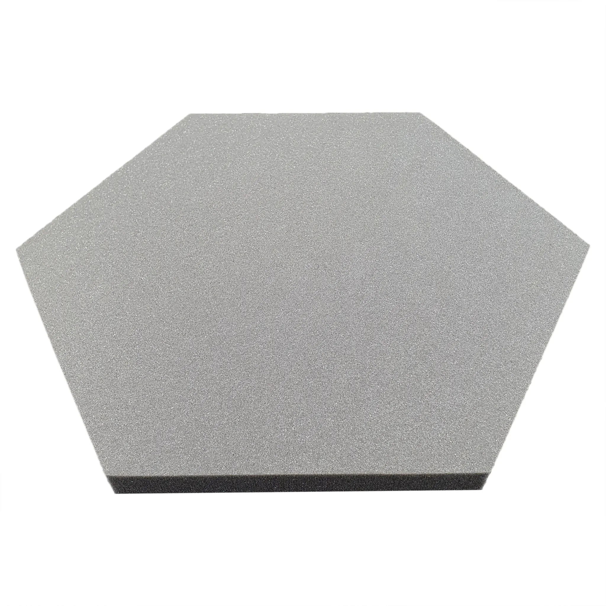 Panel akustyczny mata wygłuszająca płaska SZEŚCIOKĄT  45x50 cm 3 cm - obrazek 2