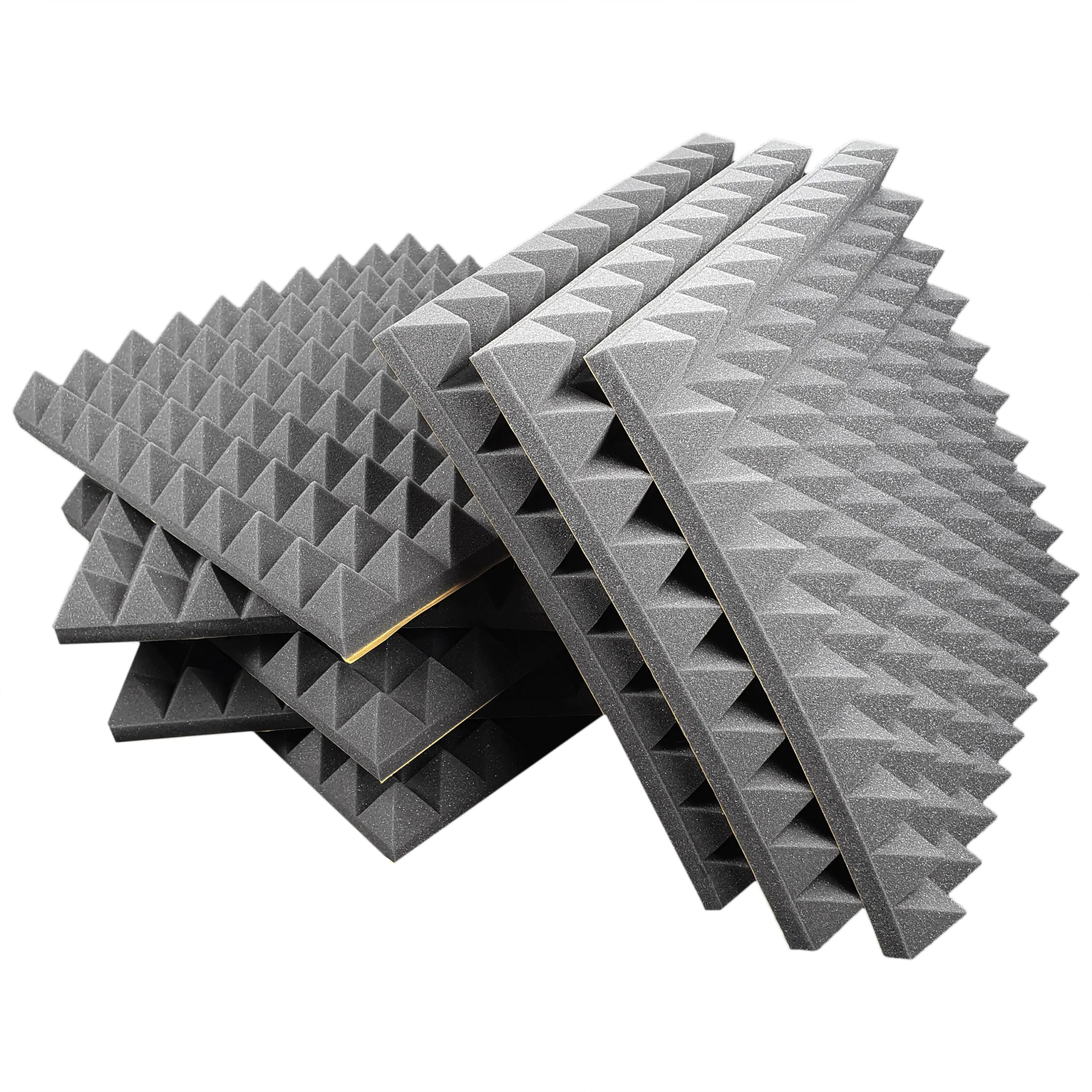 Panel akustyczny samoprzylepny PIRAMIDKA 50x50 cm 6 cm - obrazek 3